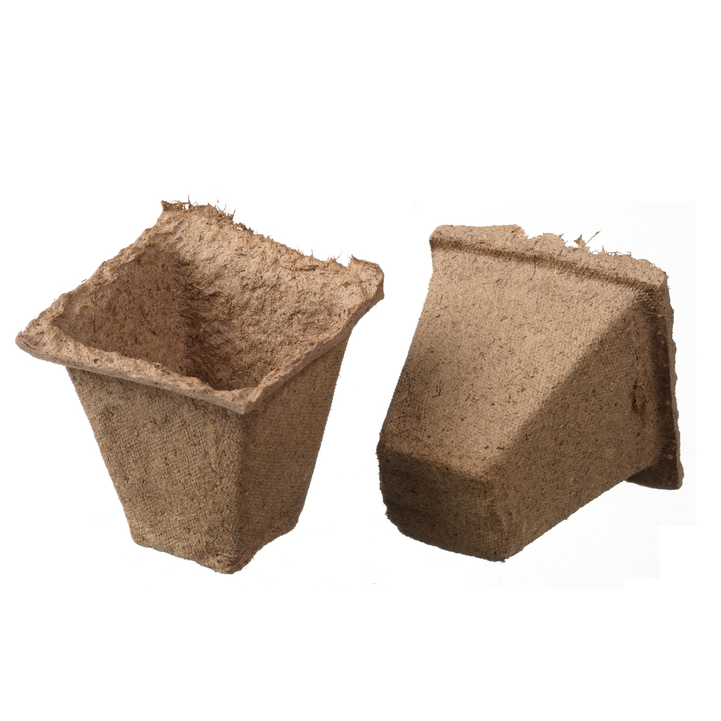 Nature Turfpot H6x6x6cm set à 16 stuks